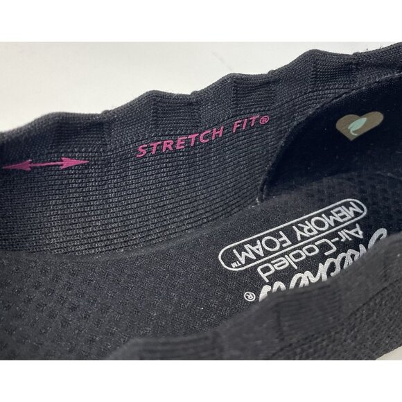 Skechers Love Spell Ballet Flat Shoes Women 8.5 Black Cleo Casual Dressy Slip On - Picture 10 of 14
